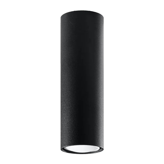 Deckenleuchte Tube Size 20 – Schwarz & Stahl
