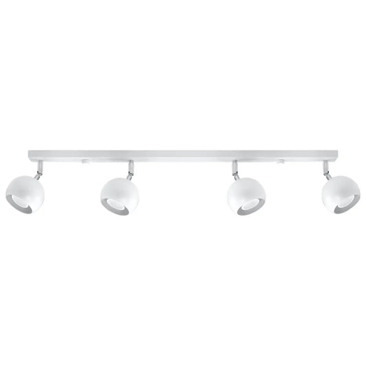 Deckenleuchte Retro 4 – Weiß & Stahl