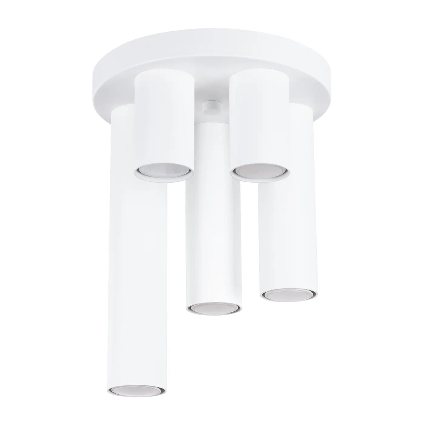 Deckenleuchte Tube 5R – Weiß & Stahl