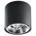 Deckenstrahler Rondo Flash – Schwarz & Aluminium