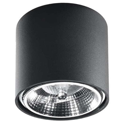Deckenstrahler Rondo Flash – Schwarz & Aluminium