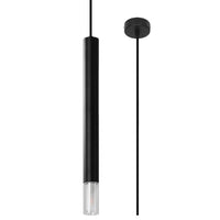 Hanglamp Matita Glass 1 – Zwart & Glas