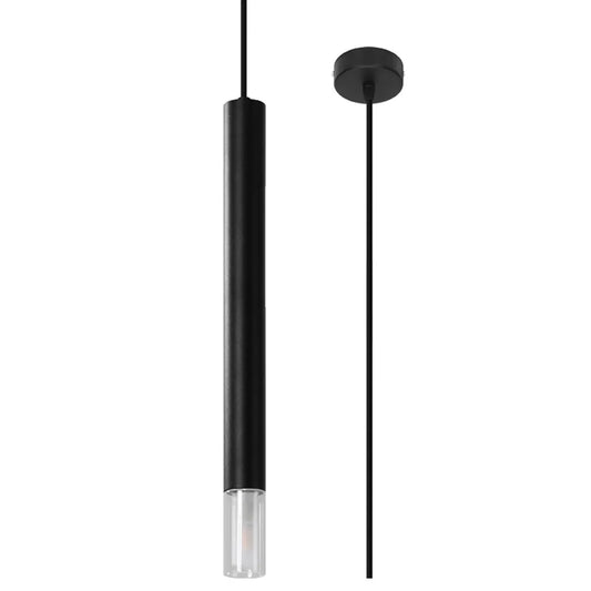 Hanglamp Matita Glass 1 – Zwart & Glas