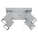 Deckenleuchte Square 4S – Grau & Stahl