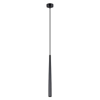 Pendelleuchte Prysma Long 1 – Schwarz & Stahl