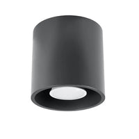 Plafondlamp Anthra Rondo – Antraciet & Aluminium
