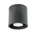Plafondlamp Anthra Rondo – Antraciet & Aluminium