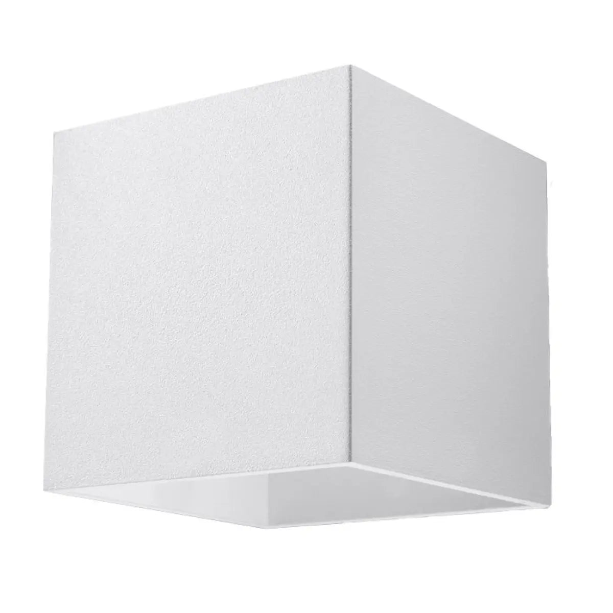 Wandlamp Square 1 – Wit Aluminium