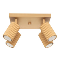 Deckenleuchte Japandi 4S – Gold & Aluminium