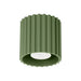 Spots Japandi Single – Olijfgroen & Aluminium