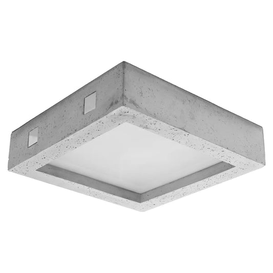 Plafondlamp Square – Grijs & Beton