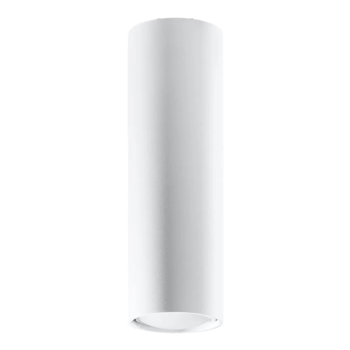 Plafondlamp Tube 20 – Wit & Staal