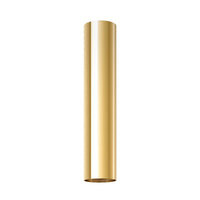 Deckenleuchte Tube 30 – Gold & Stahl