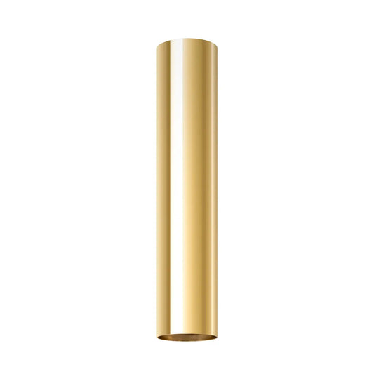 Deckenleuchte Tube 30 – Gold & Stahl