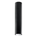 Plafondlamp Tube 40 – Zwart & Staal
