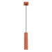 Hanglamp Japandi 1 – Okerood & Aluminium