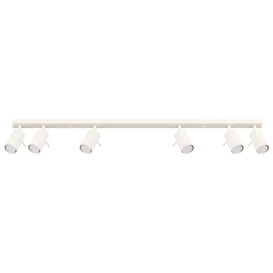 Plafondlamp Rondo 6 – Beige & Staal