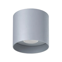 Deckenleuchte Tube Plus – Grau & Aluminium