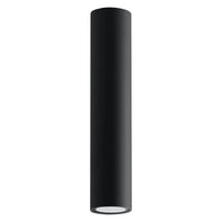 Deckenleuchte Tube 30 – Schwarz & Stahl
