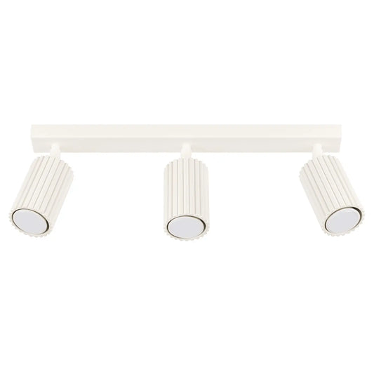 Deckenleuchte Japandi 3 – Beige & Aluminium