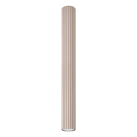 Deckenstrahler Japandi 60 – Taupe & Aluminium