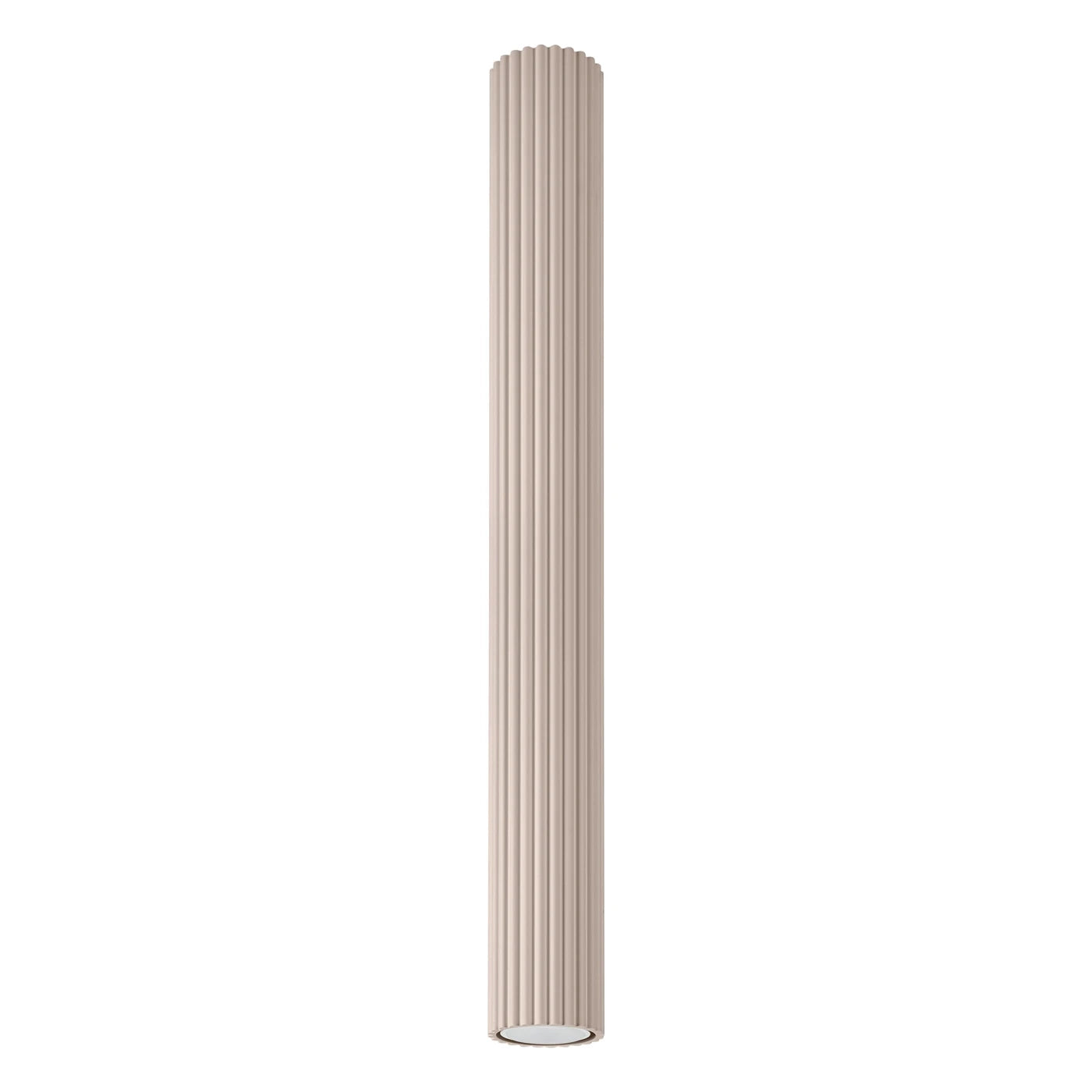 Deckenstrahler Japandi 60 – Taupe & Aluminium