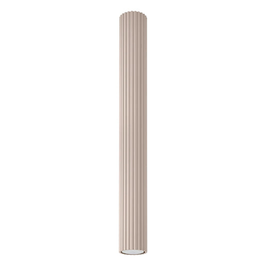 Deckenstrahler Japandi 60 – Taupe & Aluminium