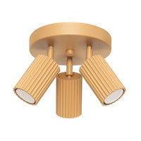 Plafondlamp Japandi 3P – Goud Aluminium