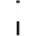 Hanglamp Tube Black 1 – Zwart & Staal