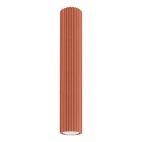 Plafondlamp Japandi 40 – Oker Rood & Aluminium