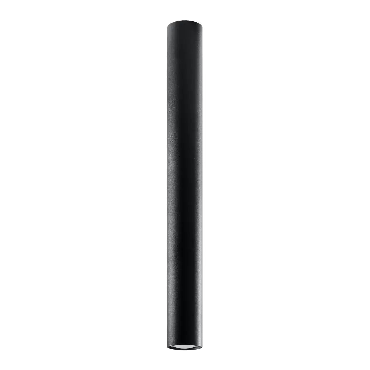 Plafondlamp Tube 60 – Zwart & Staal