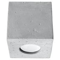 Deckenleuchte Square 1 – Grau & Beton