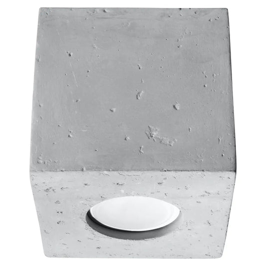 Deckenleuchte Square 1 – Grau & Beton