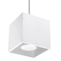Hanglamp Square 1 – Wit Aluminium