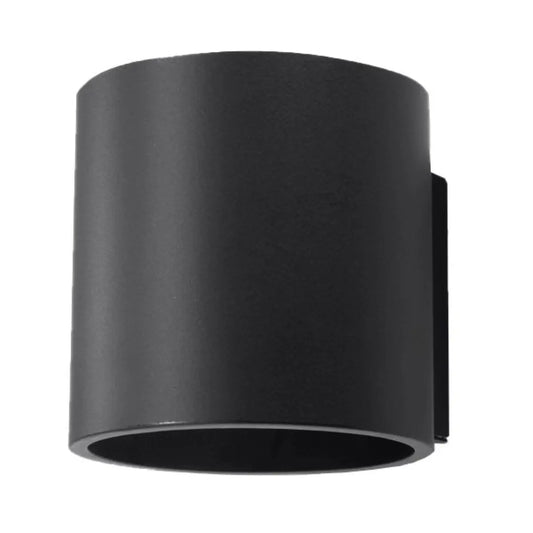 Wandlamp Rondo 1 – Zwart Aluminium
