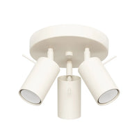 Plafondlamp Rondo 3R – Beige & Staal