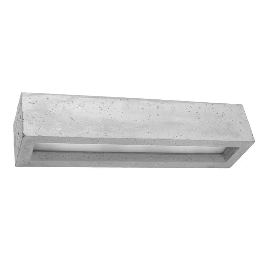 Wandleuchte Square 2 Large – Grau & Beton & Glas