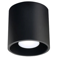 Plafondlamp Rondo 1 – Zwart Aluminium