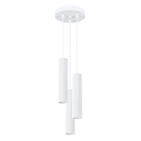 Hanglamp Japandi 3P – Wit Aluminium