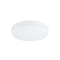 Deckenleuchte Ufo Thin 40 – Weiß & Aluminium