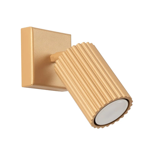 Wandleuchte Japandi – Gold Aluminium