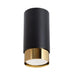 Deckenstrahler Tube 2-Tone 12 – Schwarz & Gold