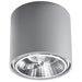 Plafondlamp Rondo Flash – Grijs & Aluminium