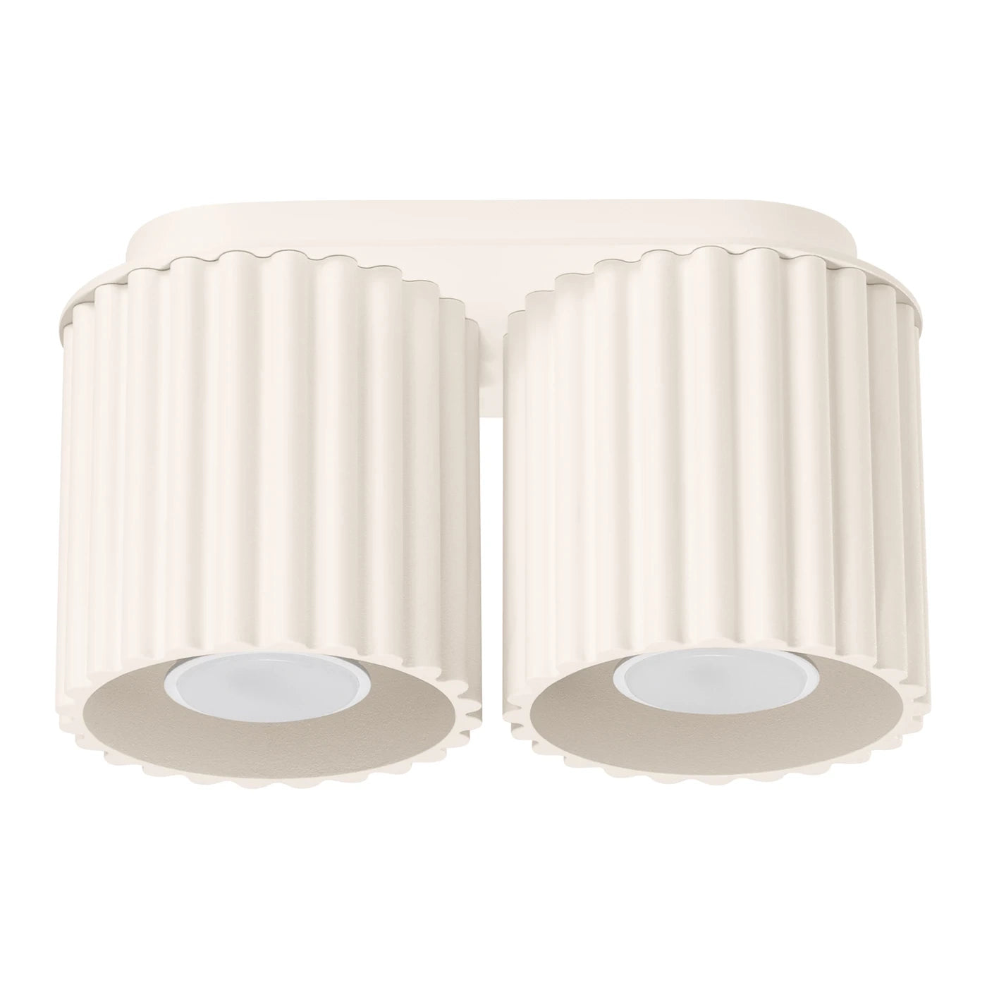 Spots Japandi Double – Beige & Aluminium