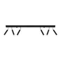 Deckenleuchte Luxtec 6 – Schwarz & Stahl