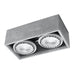 Plafondlamp Square 3 Double – Grijs & Beton
