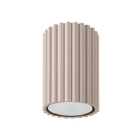 Deckenstrahler Japandi 10 – Taupe & Aluminium