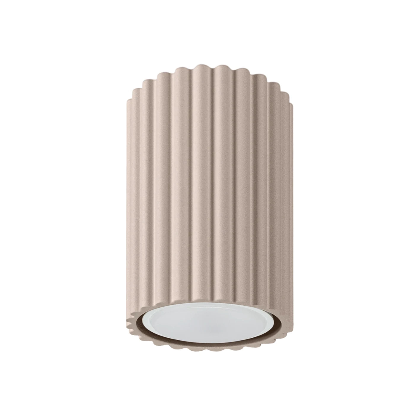 Deckenstrahler Japandi 10 – Taupe & Aluminium