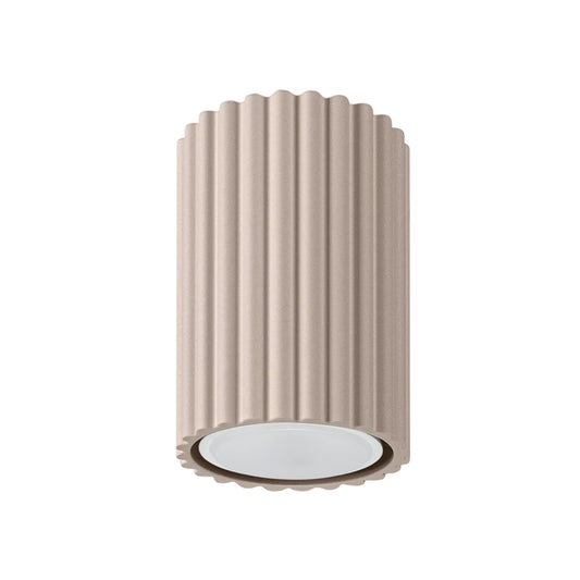 Deckenstrahler Japandi 10 – Taupe & Aluminium
