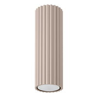 Deckenstrahler Japandi 20 – Taupe & Aluminium